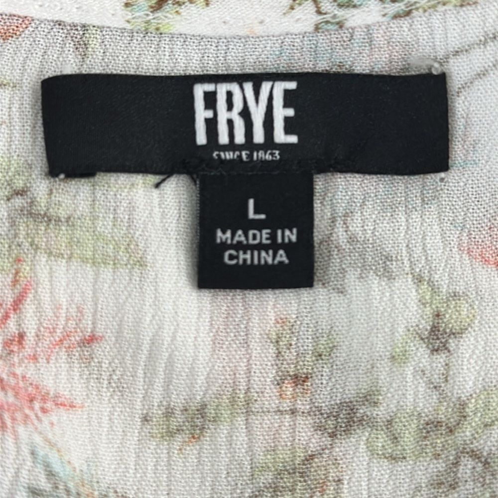 Frye Midi Dress Size Large Prairie Cottagecore Pockets NWOT - Picture 14 of 16